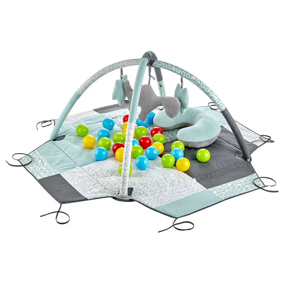Babyjem Play Mat with Balls & Toys 0-6 Months - Green