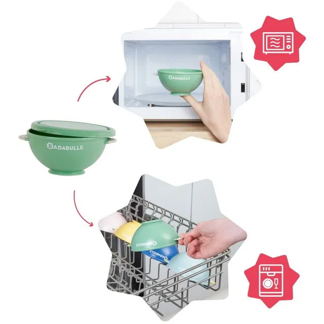 Badabulle Anti-Slip Bowls x3