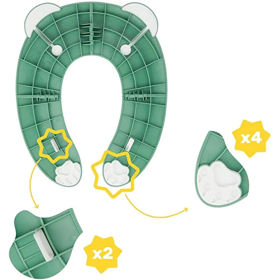 Badabulle Non-Slip & Universal Toilet Trainer Foldable Seat