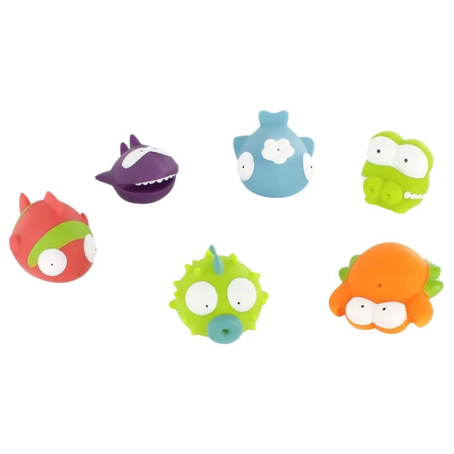 Badabulle Ocean Animals Bath Toys 6pc