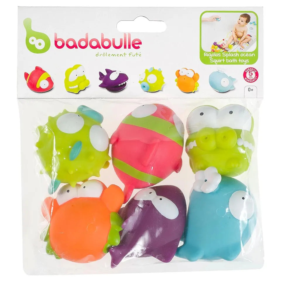Badabulle Ocean Animals Bath Toys 6pc
