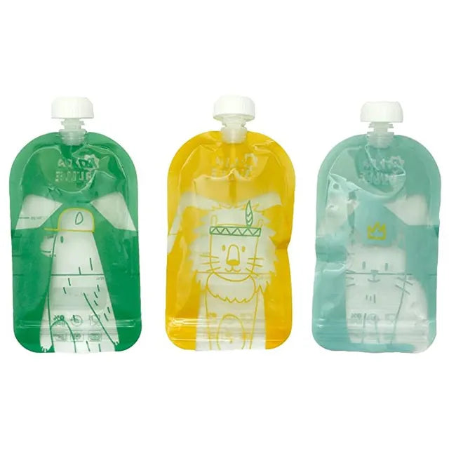 Badabulle Reusables food pouches x15