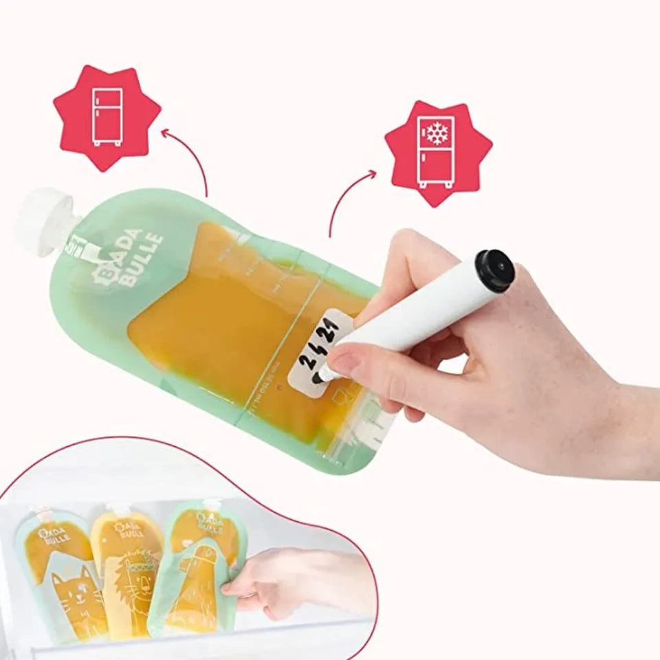 Badabulle Reusables food pouches x15