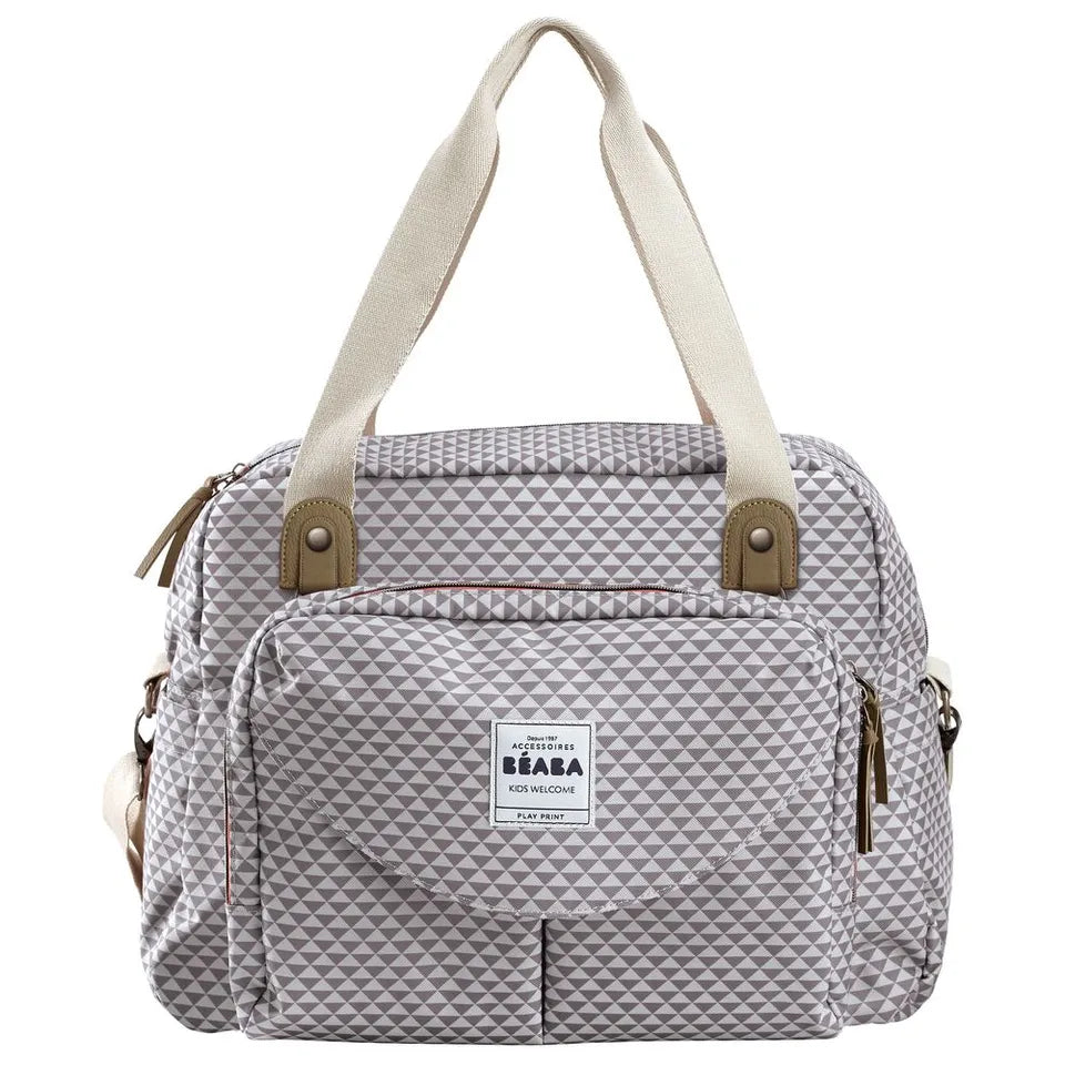 Beaba GenevaII Changing Bag Play Print Grey Coral