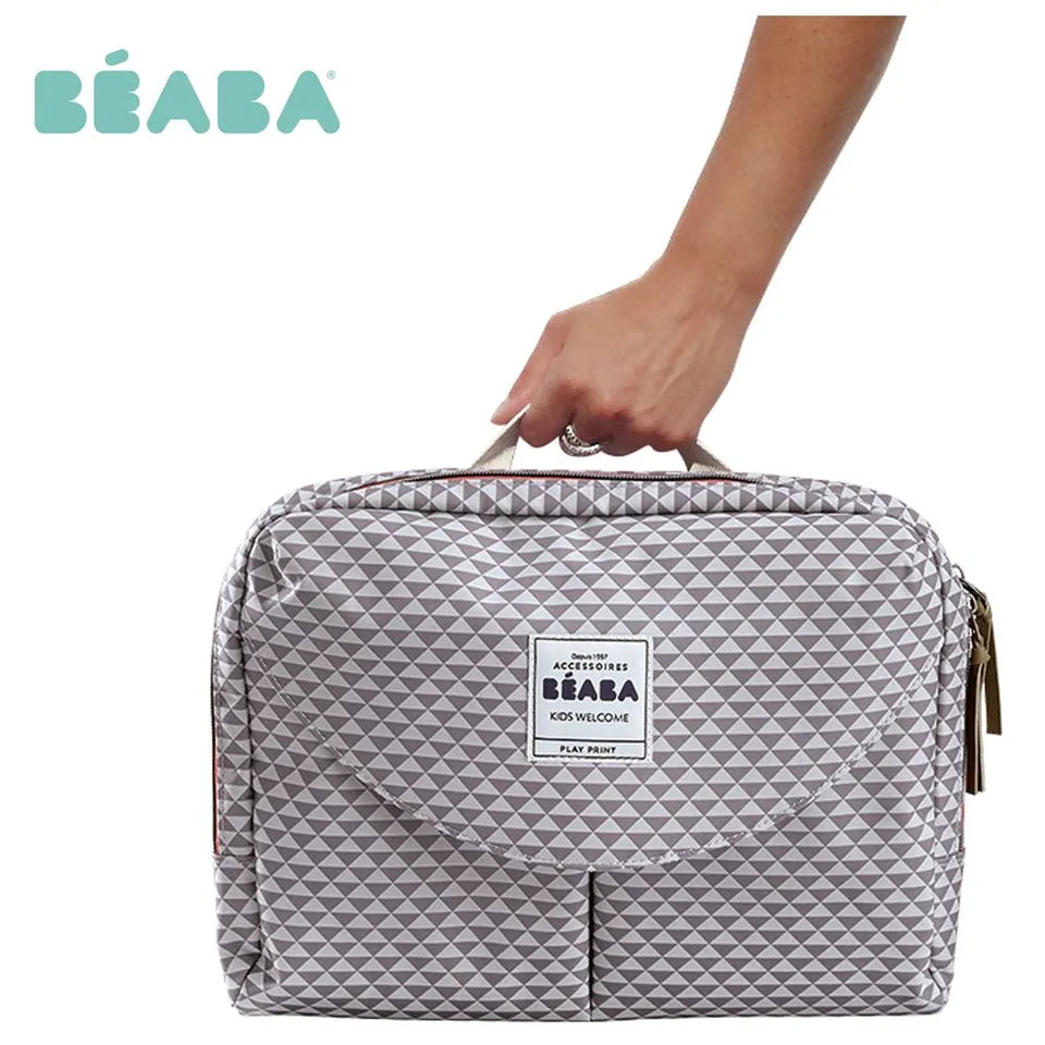 Beaba GenevaII Changing Bag Play Print Grey Coral