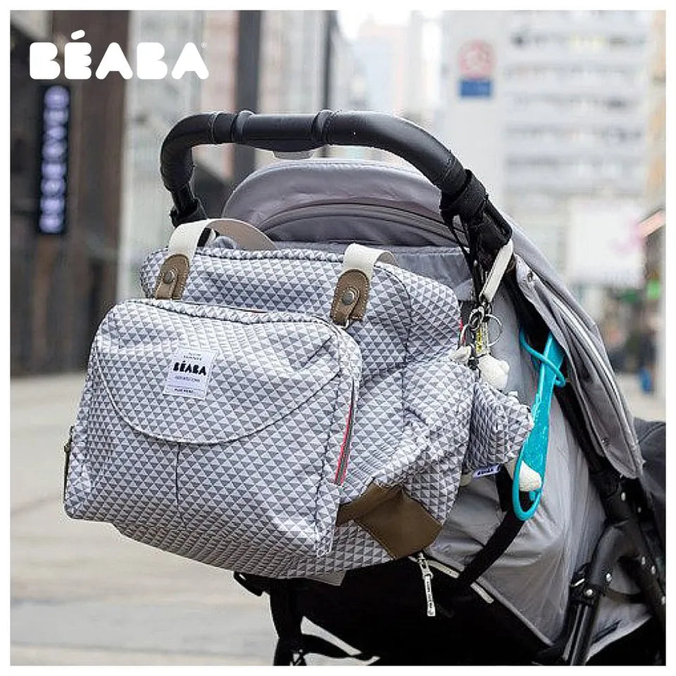 Beaba GenevaII Changing Bag Play Print Grey Coral
