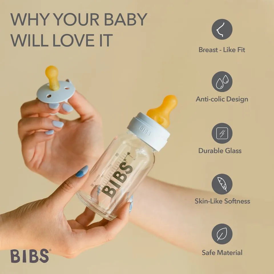 BIBS Glass Baby Bottle