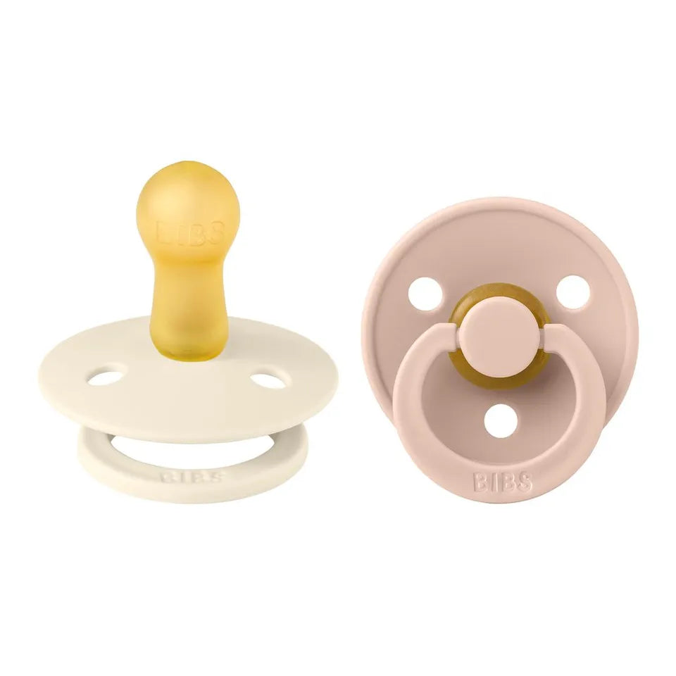 BIBS Colour Pacifier 2 PACK Latex Size 2