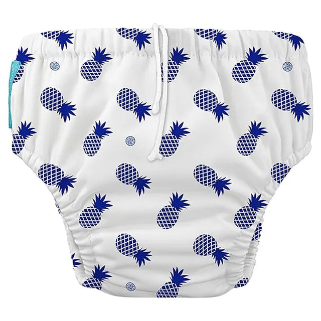 Charlie Banana REUSABLE SWIM DIAPER BLUE PINEAPPLE