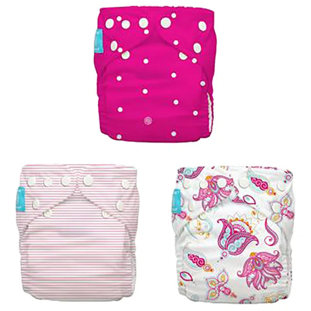 Charlie Banana 3 DIAPERS 6 INSERTS