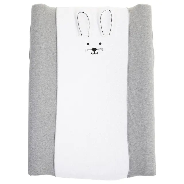 Childhome Changing Cushion Cover Rabbit Jersey Grey