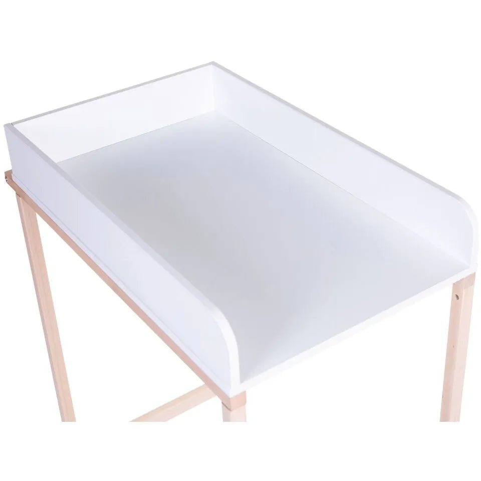 Childhome Changing Table + Bath + Wheels (Box 1 2) White