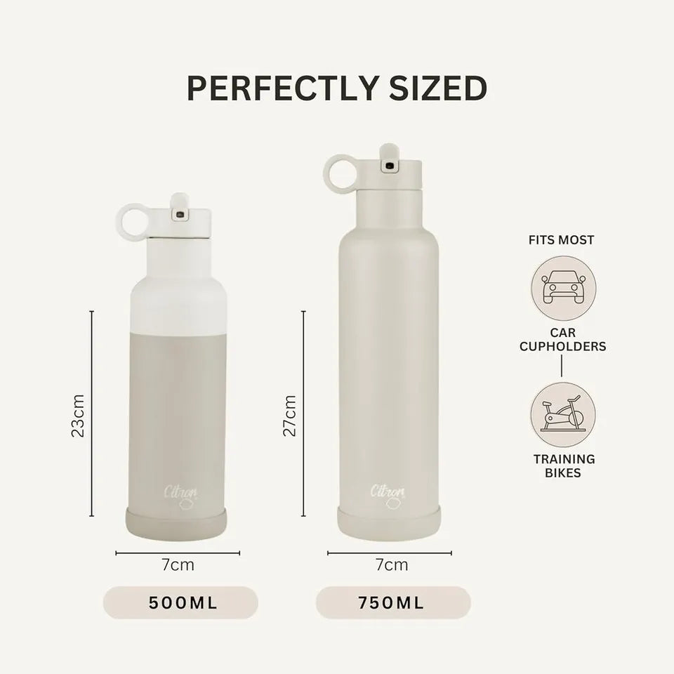 Citron Stainless Steel Water Bottle 750ml