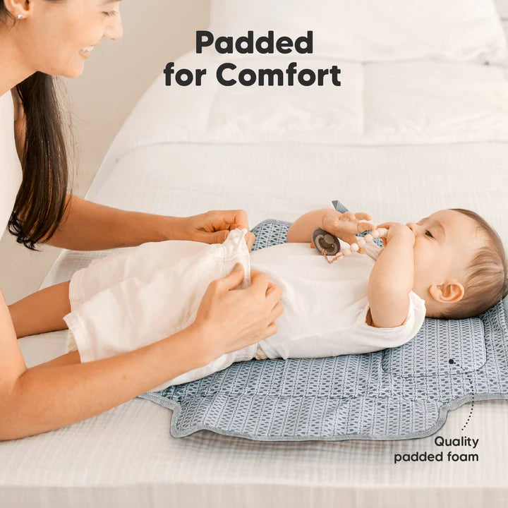 KeaBabies EZEE Diaper Changing Mat Gray Mod