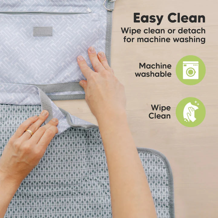 KeaBabies EZEE Diaper Changing Mat Gray Mod