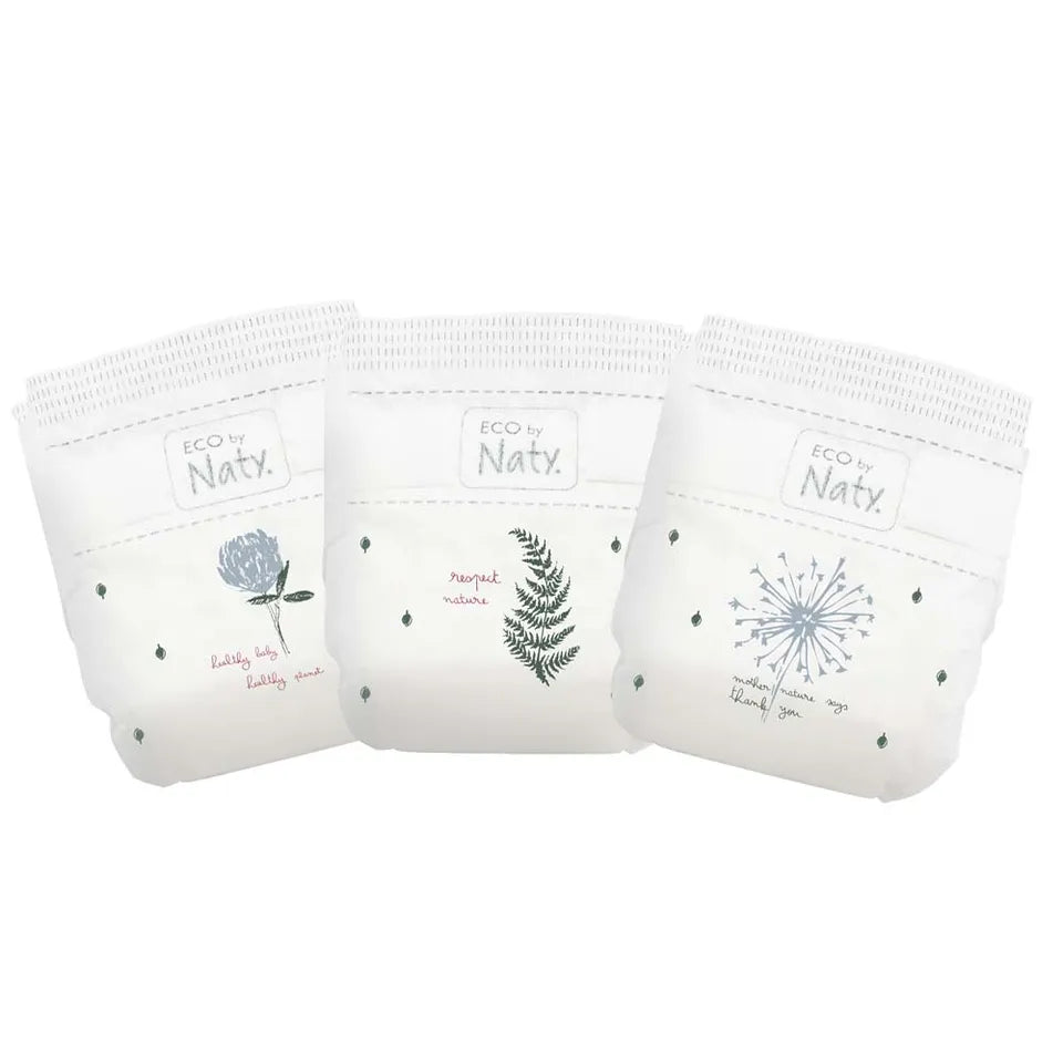 ECO BY NATY - Diapers Size 1, 25 pieces (2-5 kg, 4-11 lbs)