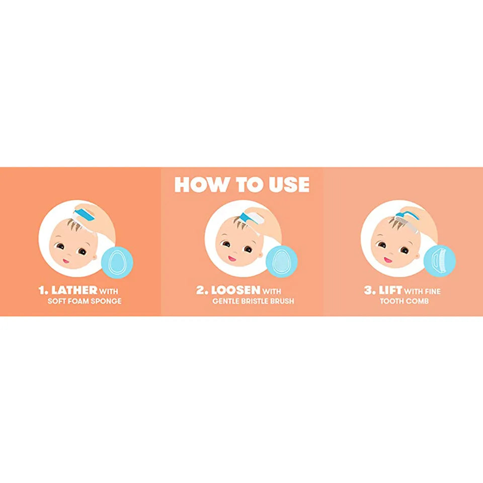 Frida Baby DermaFrida 3-Step FlakeFixer Cradle Cap System