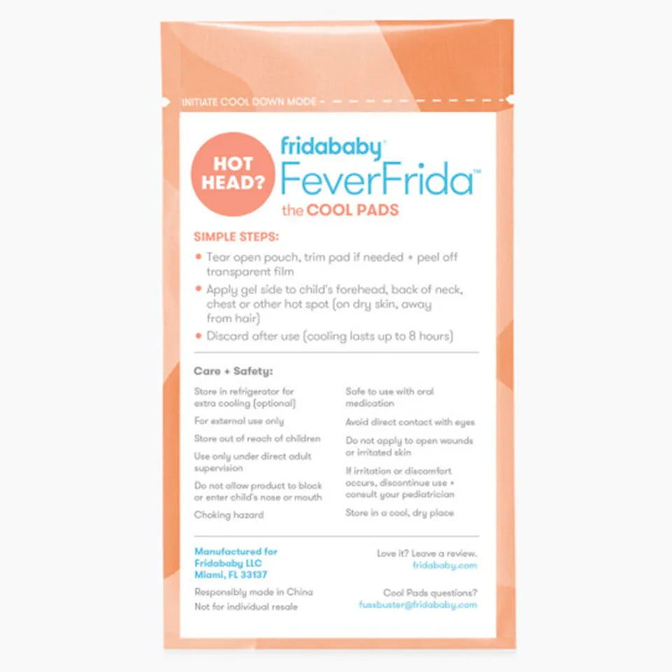 Frida Baby FeverFrida Cool Pads Instant Cooling Relief for Kids' Fever - 5 Cold Compresses