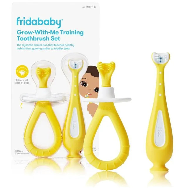 Frida Baby Grow-with-Me Training Toothbrush Set