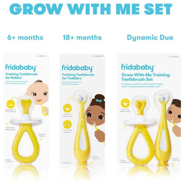 Frida Baby Grow-with-Me Training Toothbrush Set