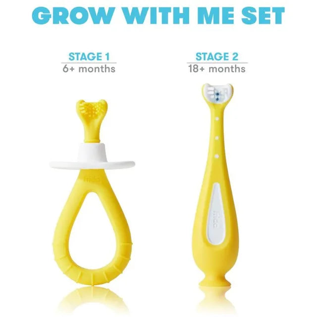 Frida Baby Grow-with-Me Training Toothbrush Set