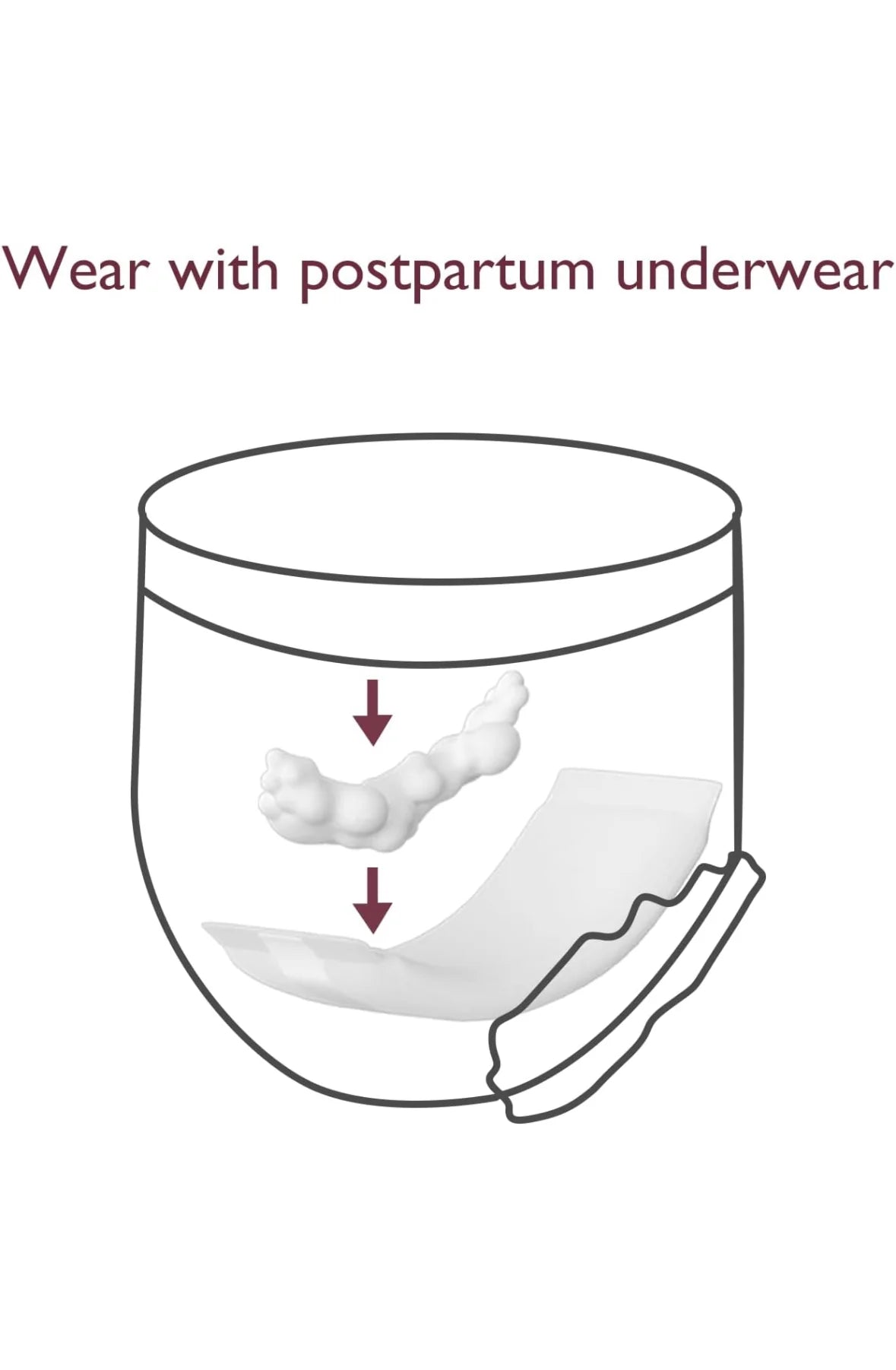 Momcozy Postpartum Disposable Underwear 1 Pack (6pcs)