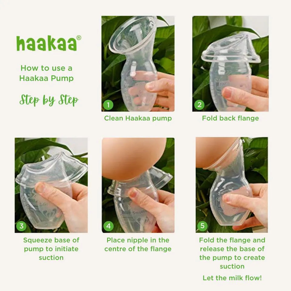 Haakaa Silicone Breast Pump 150ml
