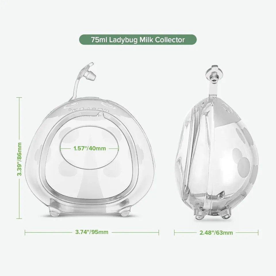 Haakaa Ladybug Breast Milk Collector (40ml x 2) + Storage bag