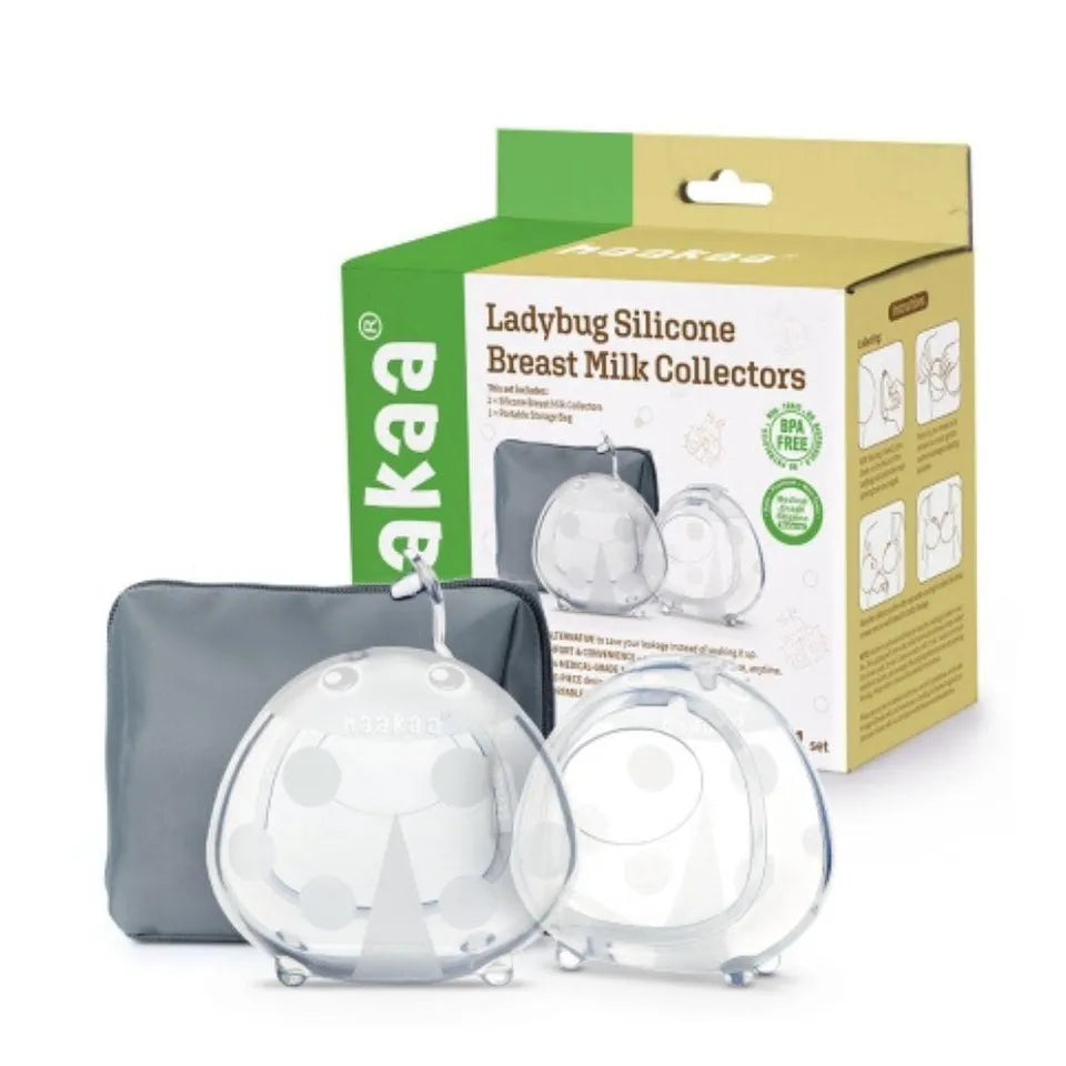 Haakaa Ladybug Breast Milk Collector (150ml x 2) + Storage bag