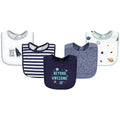 Hudson Baby Infant Boys Cotton Bibs 5PCS