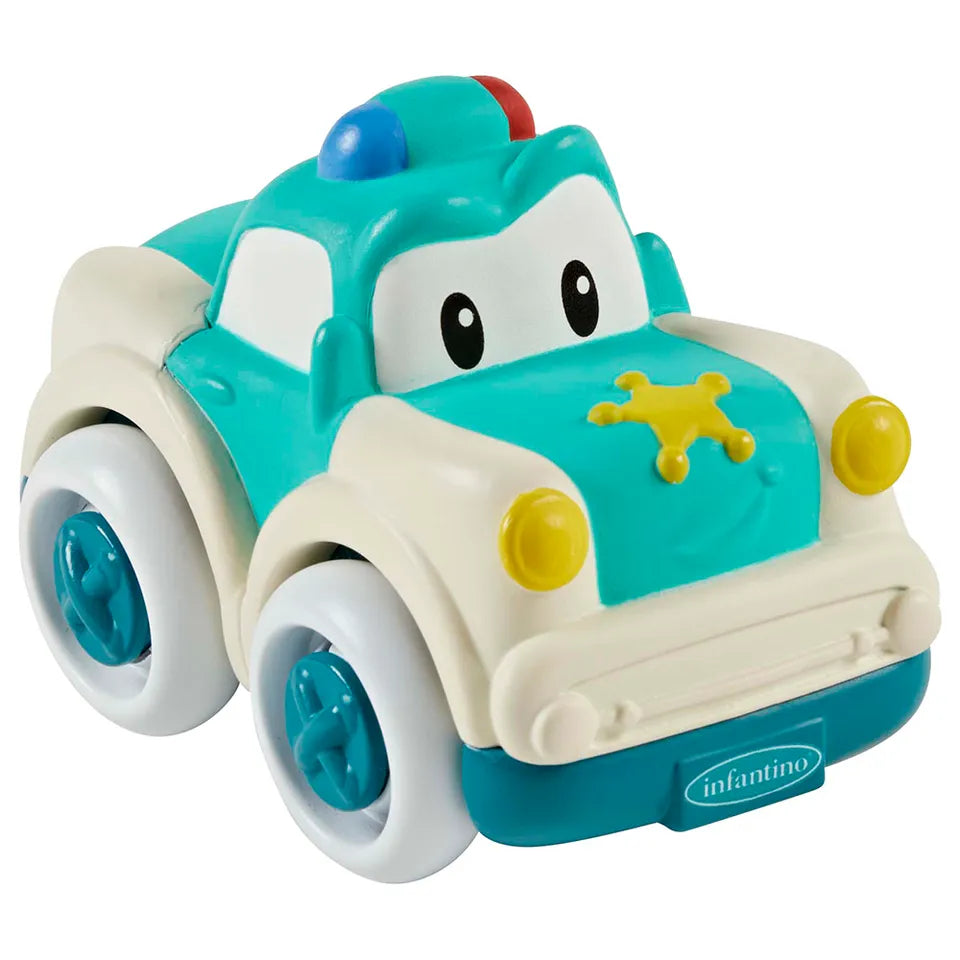 Infantino Grap & Roll Soft Wheels - Police Car | 0M+
