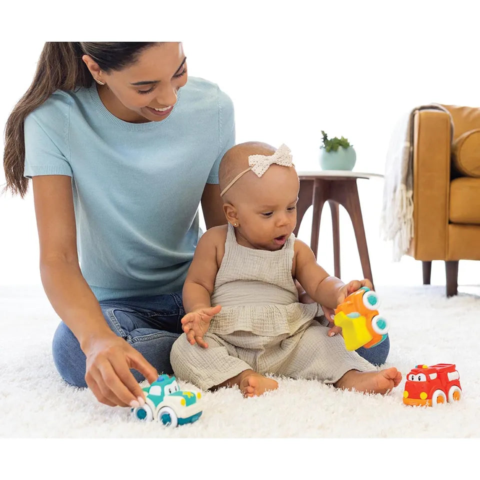 Infantino Grap & Roll Soft Wheels - Police Car | 0M+