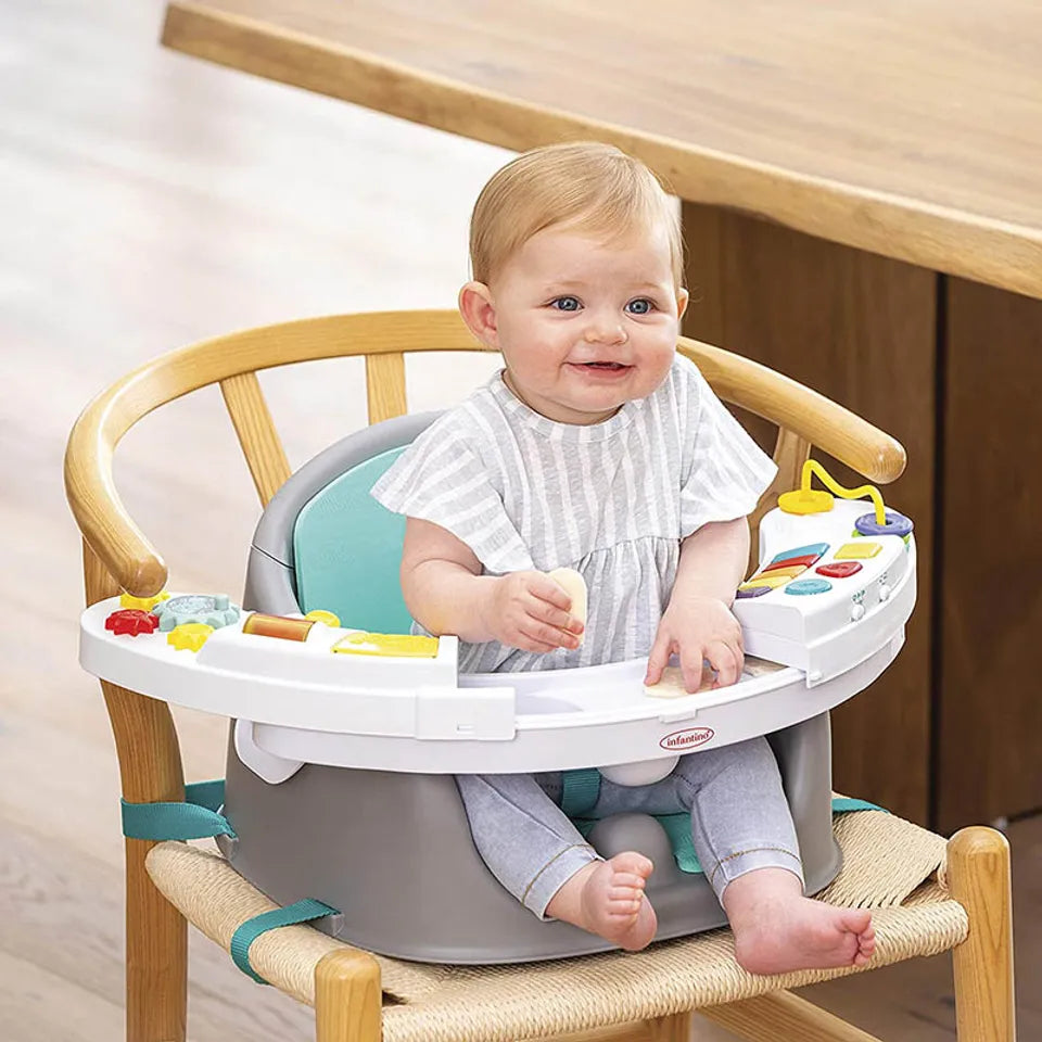 Infantino Music&Lights 3-In-1 Discovery Seat&Booster-Handle | 4M+