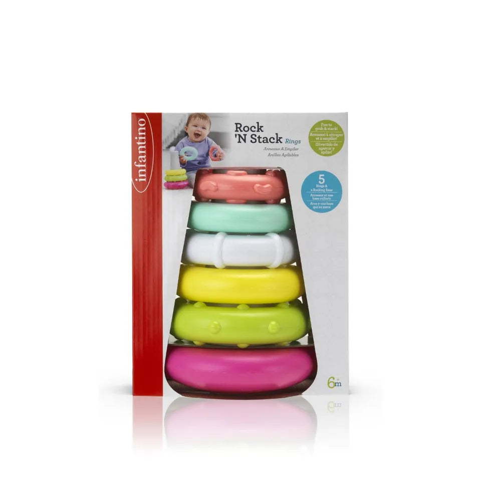 Infantino Rock N Rings - Pink | 6M+