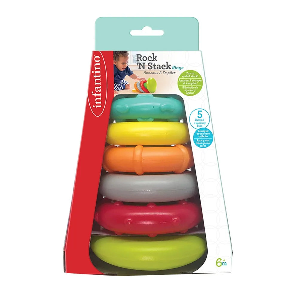 Infantino Rock'N Stack Rings | 6M+