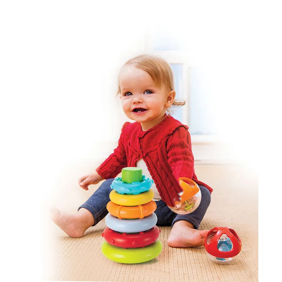 Infantino Rock'N Stack Rings | 6M+