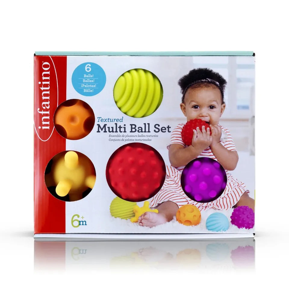 Infantino Textured Muliti Ball Set (Classic) | 6M+