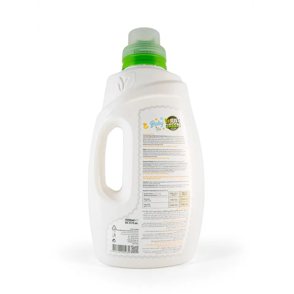 Just Green Organic Baby Laundry Cleaner 1500ml