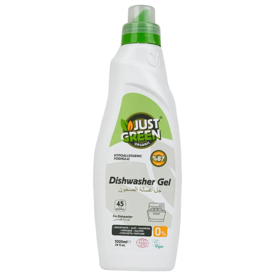 Just Green Organic Dishwasher Gel 1000 ML