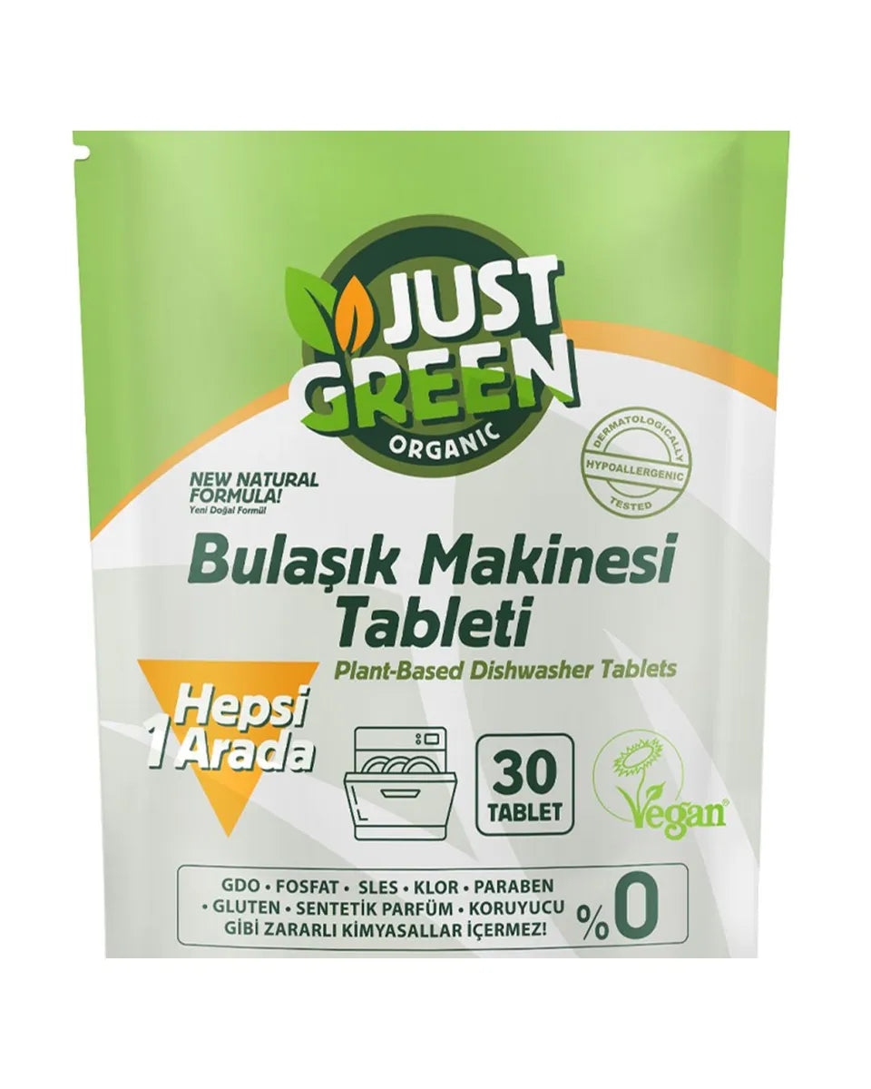 Just Green Organic Dishwasher Tablet 480gm