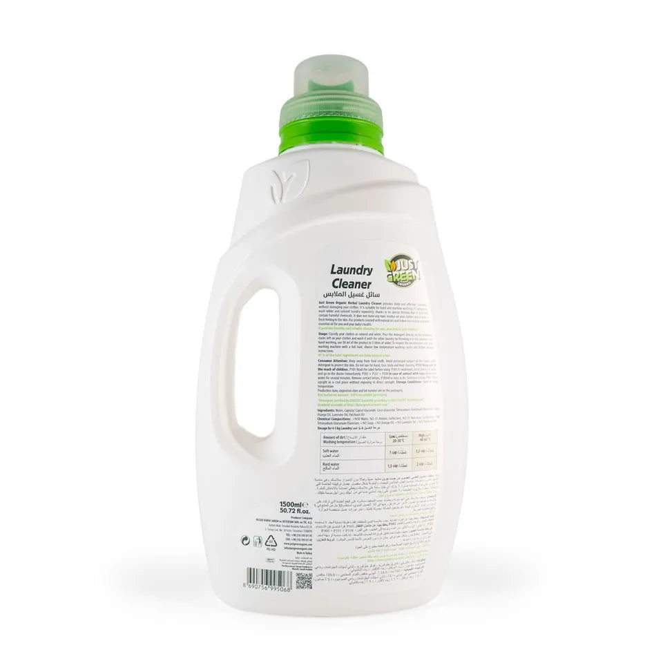 Just Green Organic Laundry Liquid 1.5L