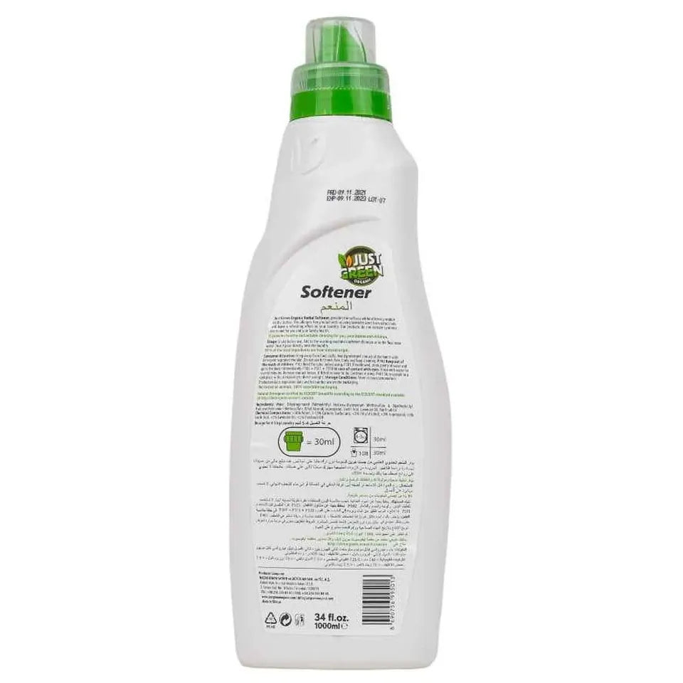 Just Green Organic Fabric Softener 1000 ML