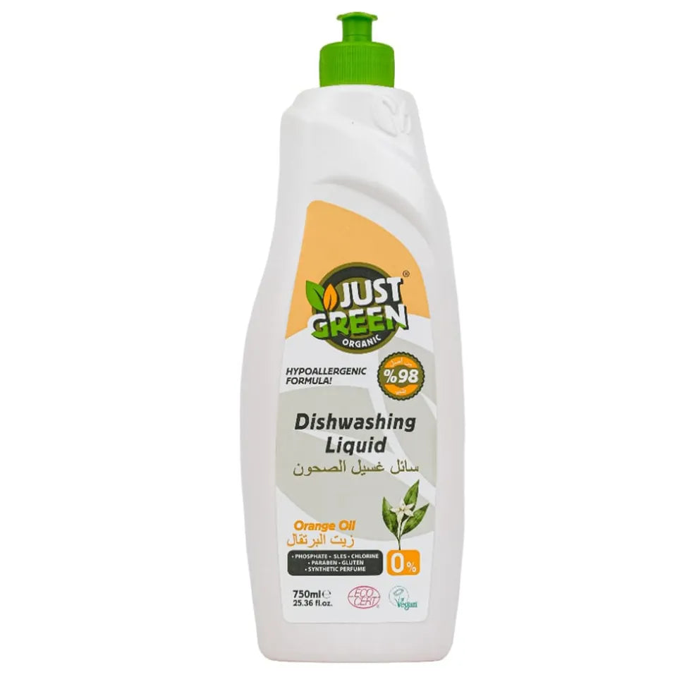 Just Green Organic Dishwashing Liquid 750 ML