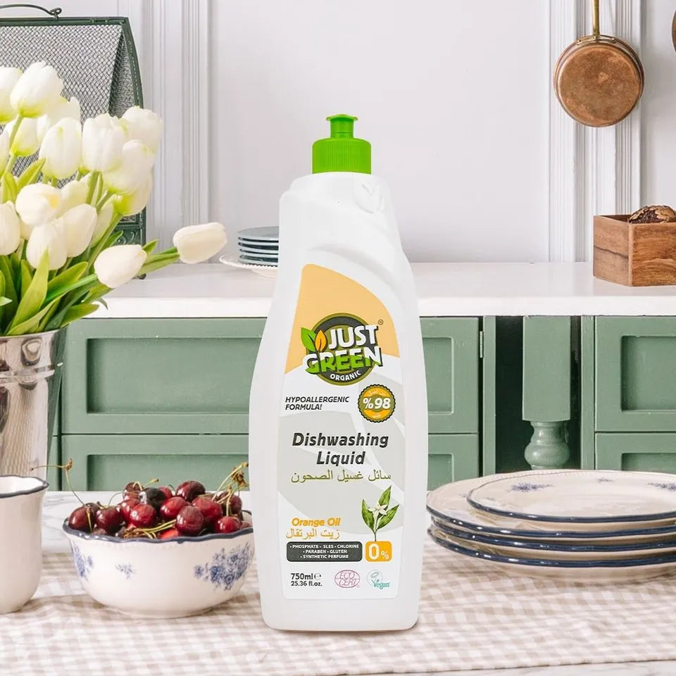 Just Green Organic Dishwashing Liquid 750 ML