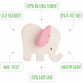 Lanco Kobi the Elephant Teether (Pink Ears)