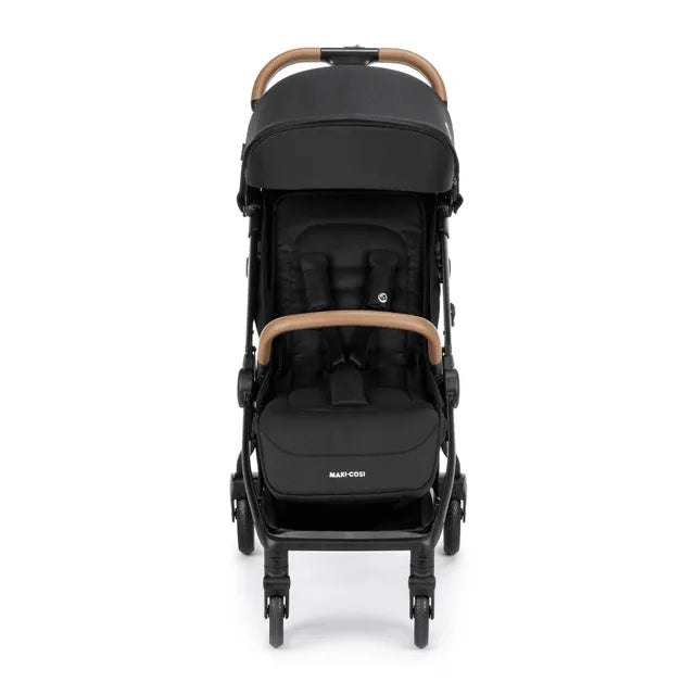 Maxi-Cosi Eva 3 Auto Fold Stroller Essential Black Champagne