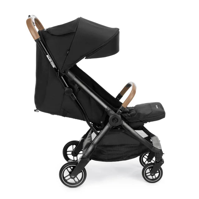 Maxi-Cosi Eva 3 Auto Fold Stroller Essential Black Champagne