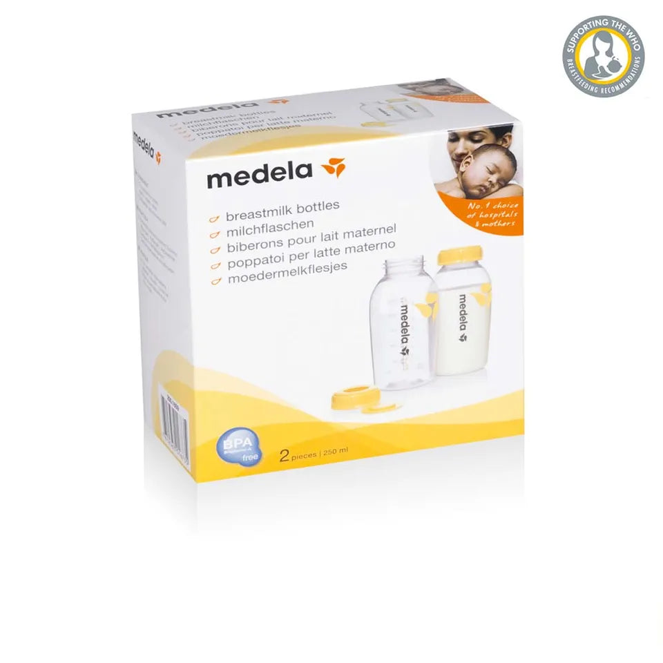 Medela Breastmilk Storage Bottles 250ml (2 pcs)