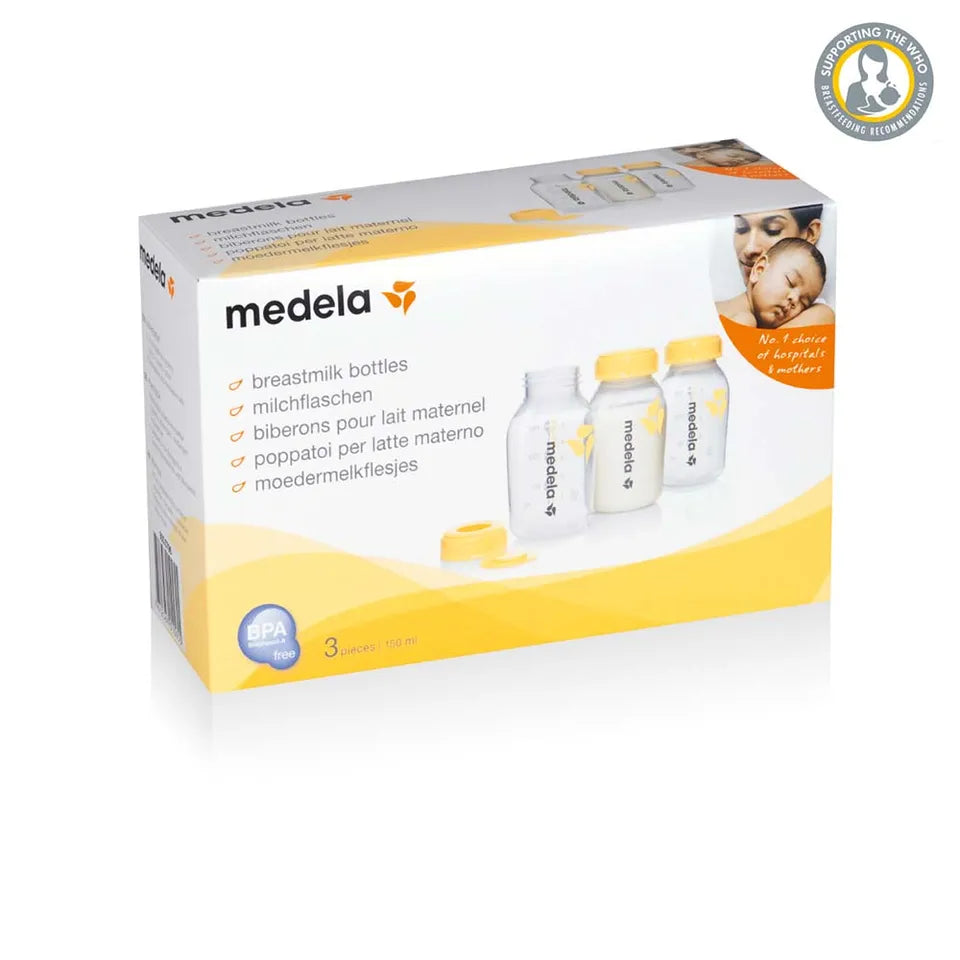 Medela Breastmilk Storage Bottles 150 ml (3 Pcs)