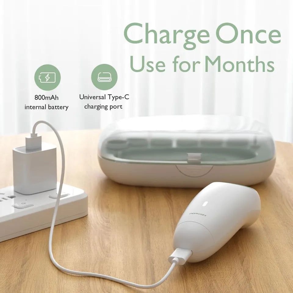 Momcozy Baby Nail Trimmer Electric Rechargable